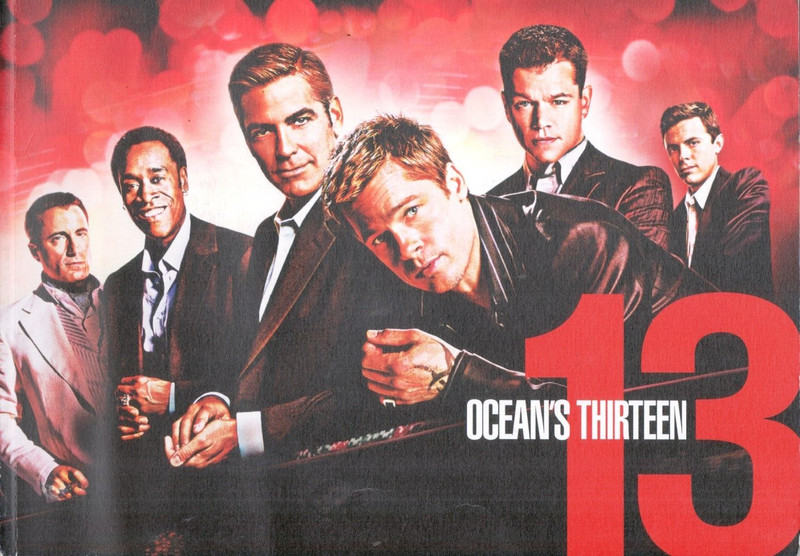 Ocean's Thirteen (2007) Japanese movie program - free shipping