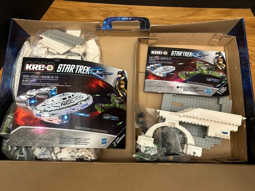 ✰ KRE-O STAR TREK lot of EIGHT kits:  Starfleet & Klingons ✰COMPLETE✰ Worth $350 - Picture 18 of 18