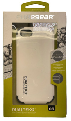 PureGear DualTek Snap On Case for iPhone 5/5S - White