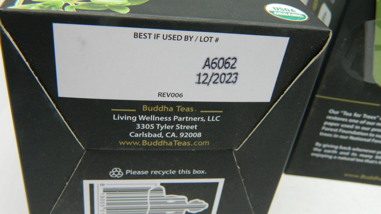 2 Buddha Teas Organic THYME LEAF TEA 18 Bags ea BB 12/23 Free Ship