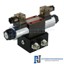 Hydraulikventil Steuerventil 1 Sektion CETOP 03 NG6 60l/min 220V mit Grundplatte