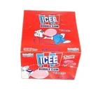 ICEE Bubble Gum Cherry Splash  - Gum with filled Center By Canels 45 Pieces