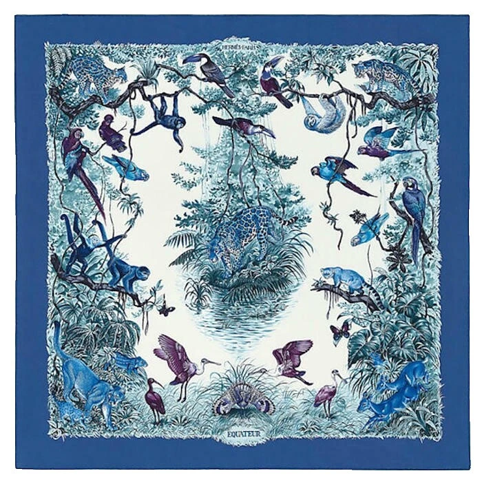 HERMÈS Animal Print Winter Scarves & Wraps for Women