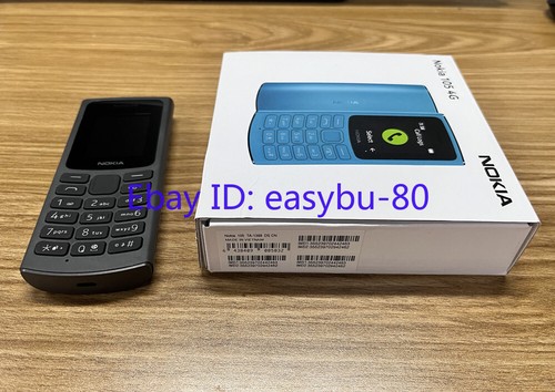 Nokia 105 4G Dual Sim Mobile Phone (Unlocked) Black Blue 1.8" 1020mAh Original - Afbeelding 14 van 20
