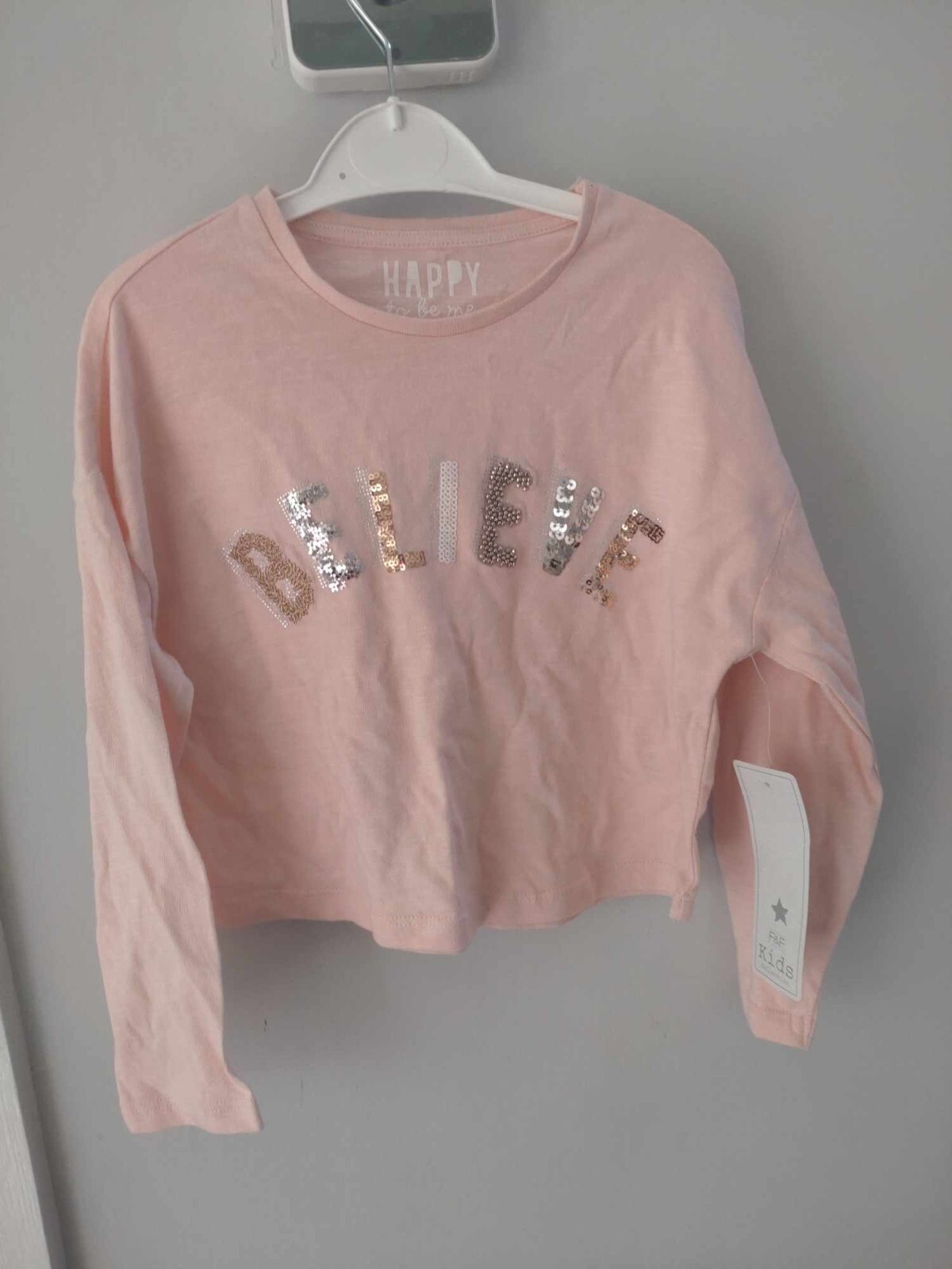 Girls Pink Long sleeve Top, 56 Years, F&F *Brand New With Tags* eBay