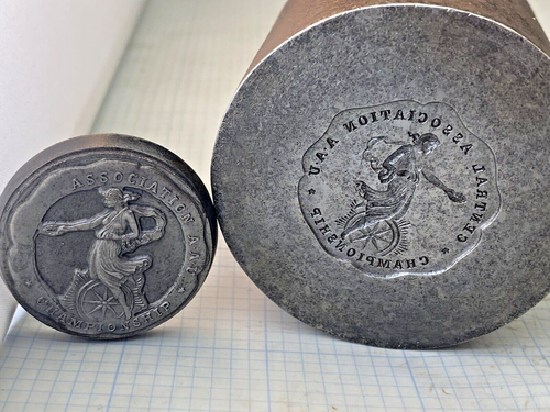Form Stempel Nabe Stempel Schmuck Zentralverband AAU Meisterschaft Medaille Abzeichen #286