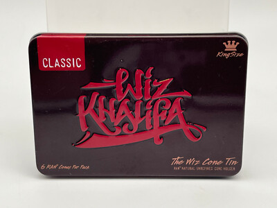 Wiz Khalifa The Wiz Cone Tin - King Size - Pre Rolled Cones - Zigarettenetui