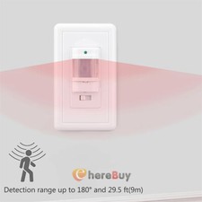 Auto On/Off PIR Motion Sensor Light Switch, Infrared Occupancy Detection