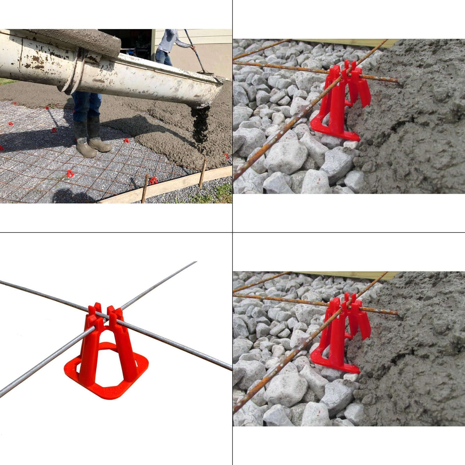 2 In. Steel Mesh Chair (100pack) Concrete Rebar Damage Will Use