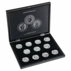 Presentation Case For 11 Queen�s Beast Silver Coins (2 Oz.) In Capsules, Black