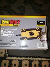 🔥Automotive/Marine Battery Charger Everstart Maxx 4 Amp Waterproof 12V🆕(SB)