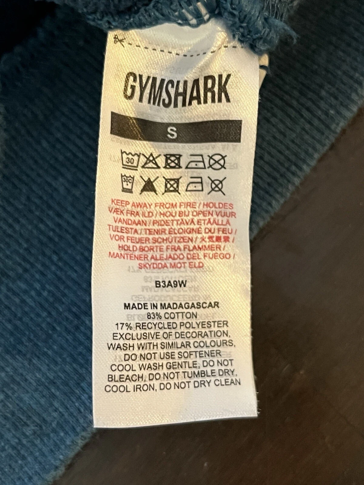 gymshark rest day sweats cropped pullover sweatshirt