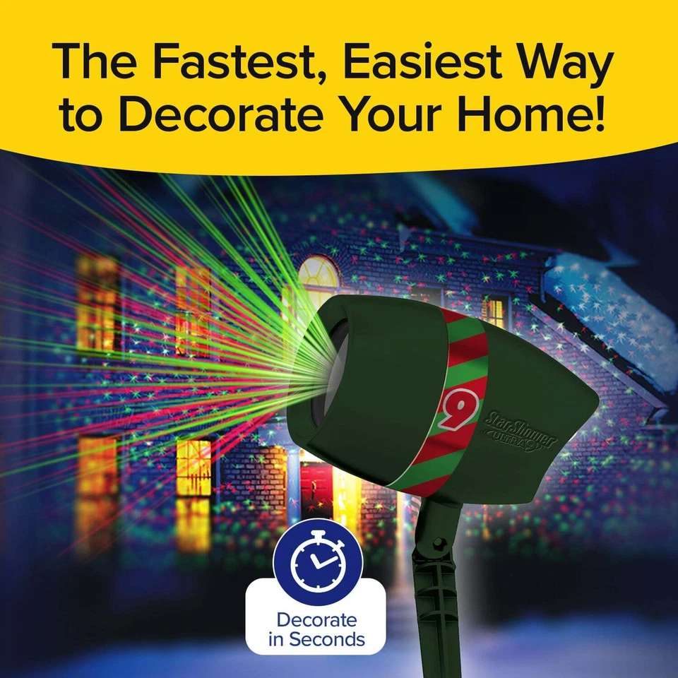 Star Shower Ultra 9,2 包,AS-SEEN-ON-TV,全新 2022 型号带 9 个独特灯 — 第 2/4 张图片