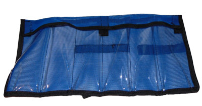 5'' 6'' 7'' 8'' Mesh Bag Saltwater FISHING LURE Tuna Dorado Wahoo Mahi 6 Pocket Blue