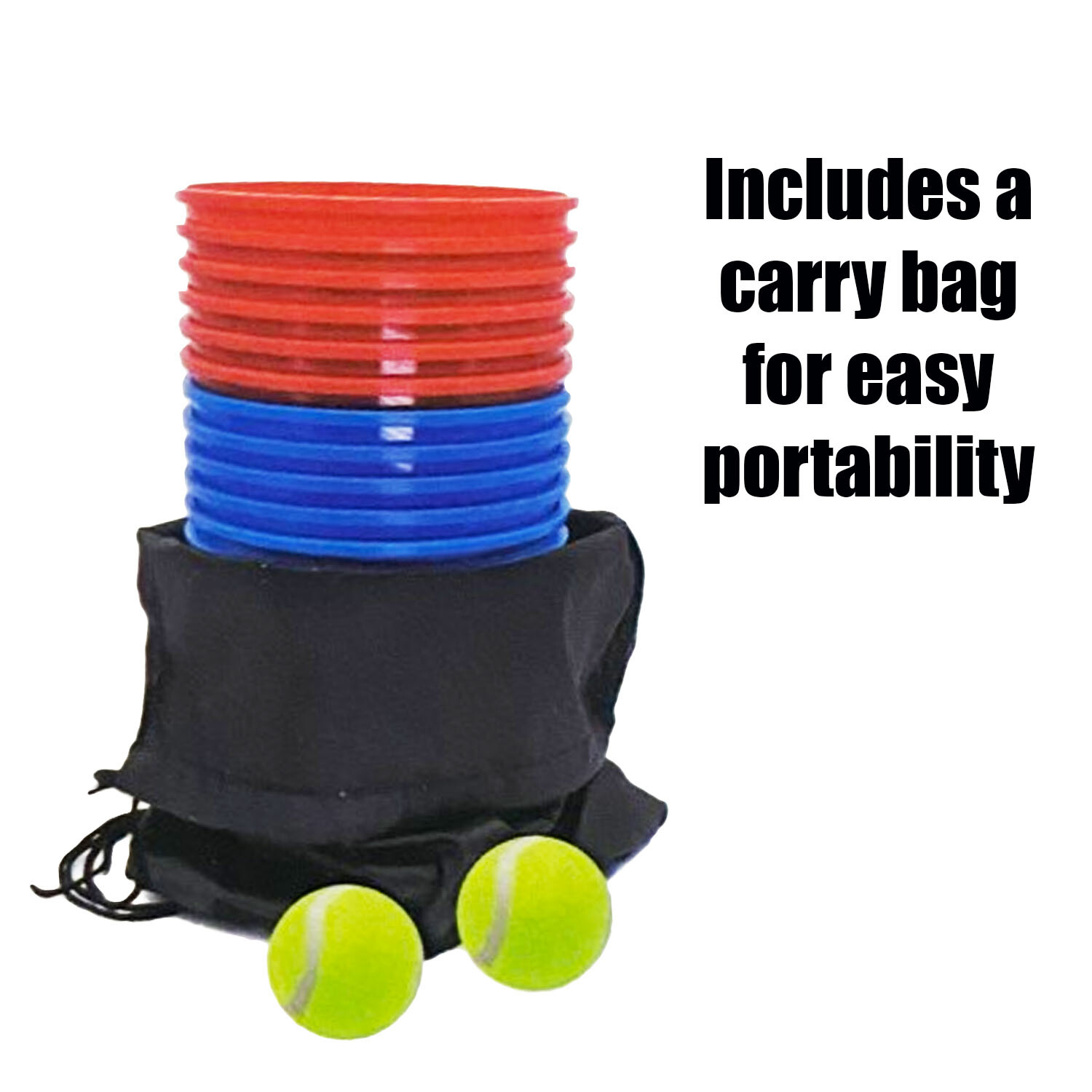 Giant Outdoor Bucket Pong Garden Beach Picnic Games Family Activity Set