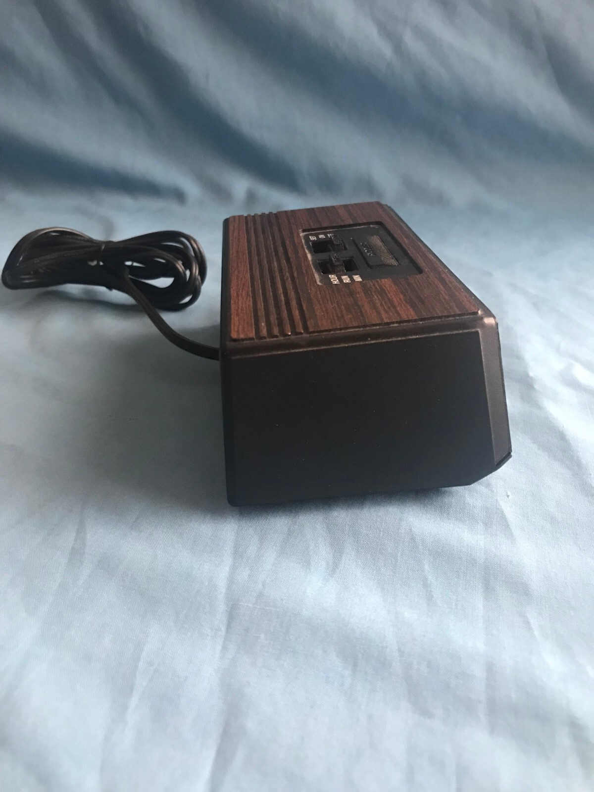 Vintage Spartus Electric & 9-Volt Battery Backup Alarm Clock w/ Snooze #110861