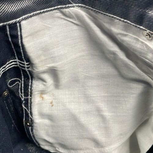 Vintage Deadstock Slim Shady Eminem 90s Baggy Wide Leg Carpenter Jeans Silver 30 - Picture 13 of 16