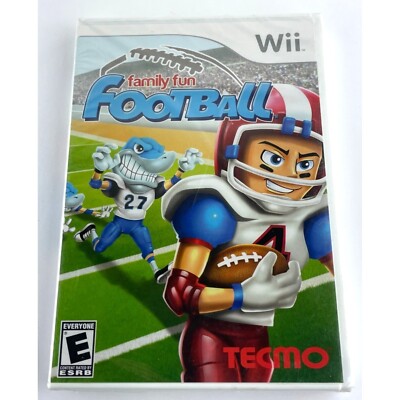 Wii-Tecmo Family Fun Football (Nintendo Wii, 2009) New SEALED
