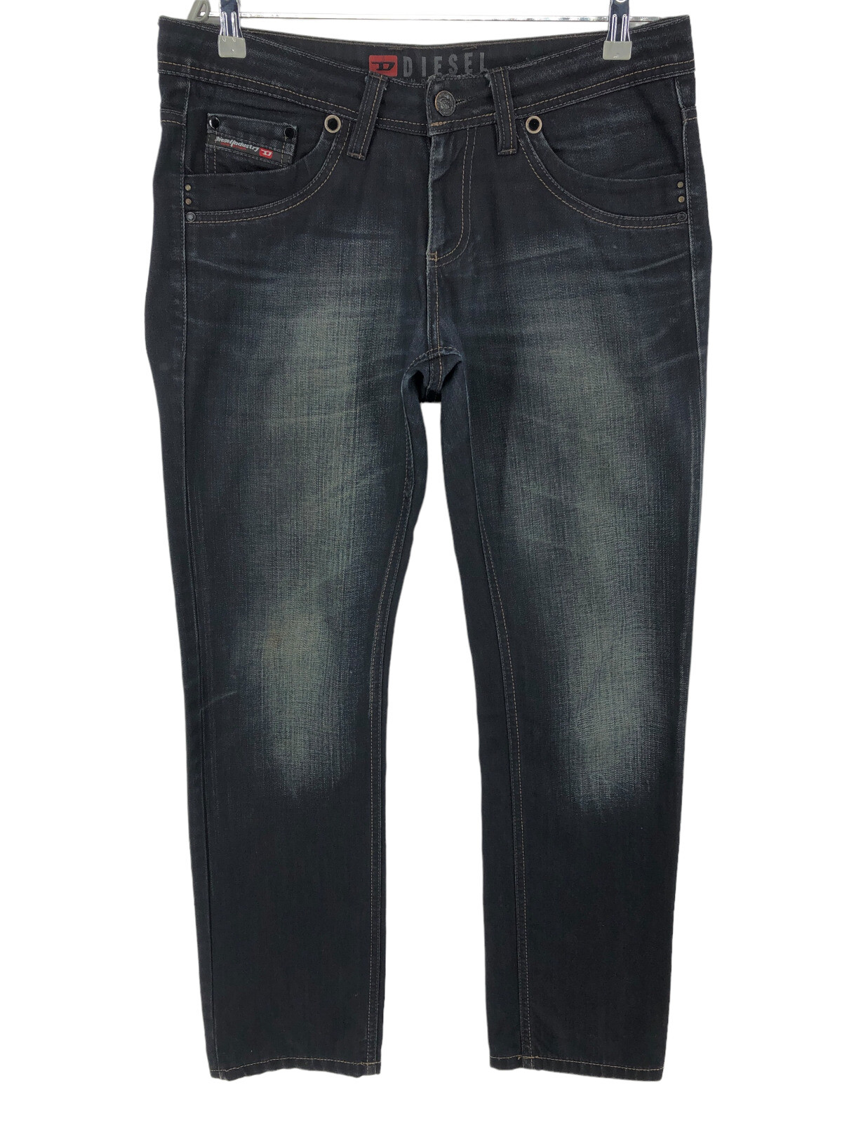 Vintage DIESEL Men's Zinc Straight Regular Jeans Size W34 L34