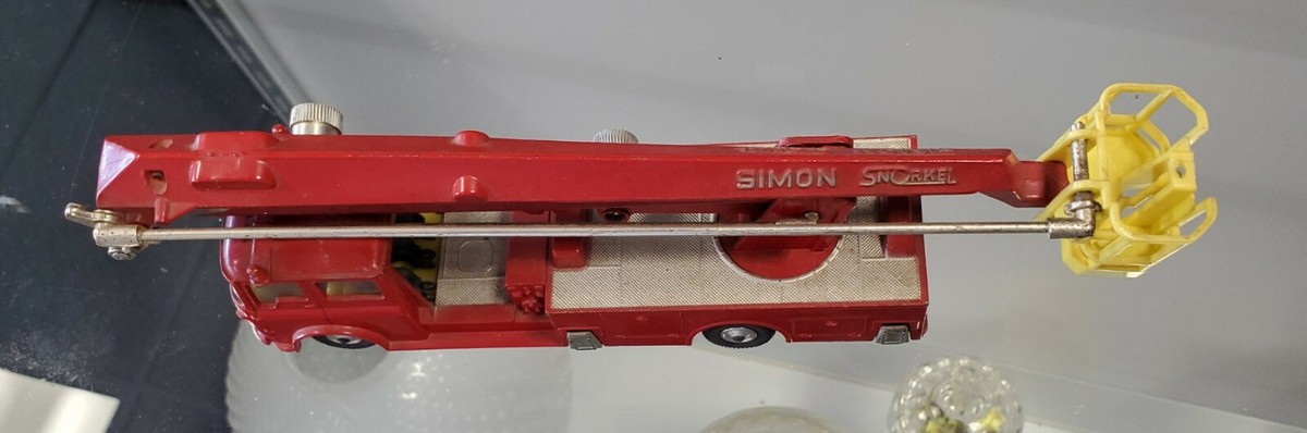 corgi major ミニカー サイモン スノーケル 消防車 1127 Vintage CORGI Major Toys- Simon Snorkel Fire Engine #1127