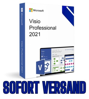 MS Visio 2021 Professional 1 Gerät | Lebenslange Nutzung