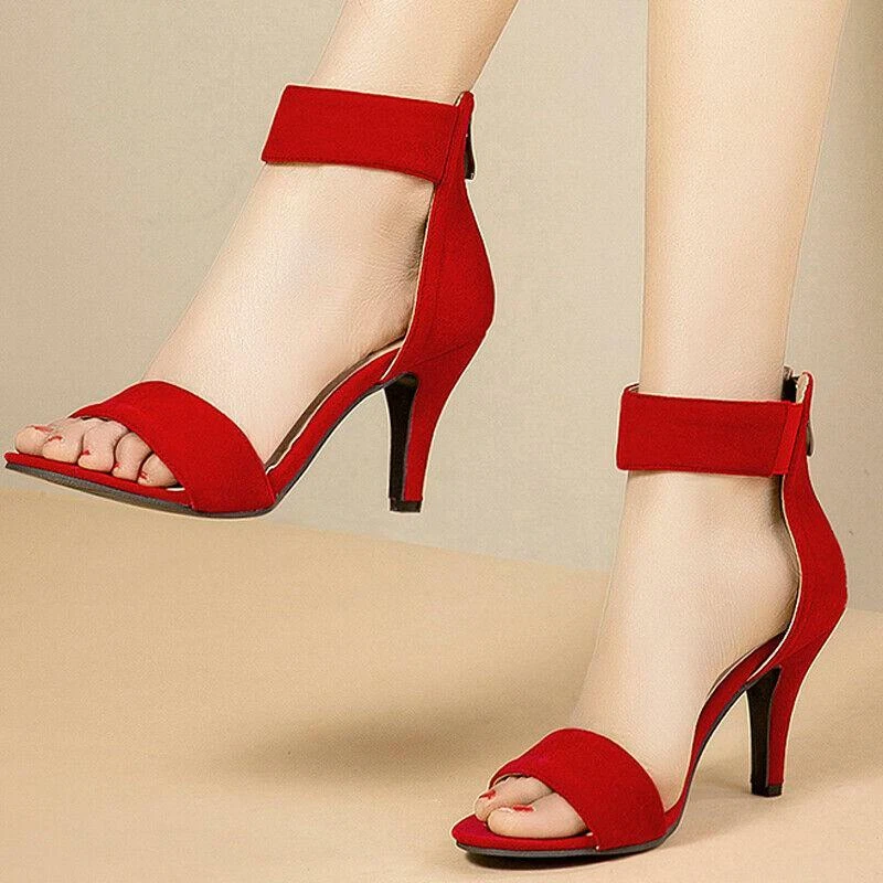 Leopard barely there clearance heels