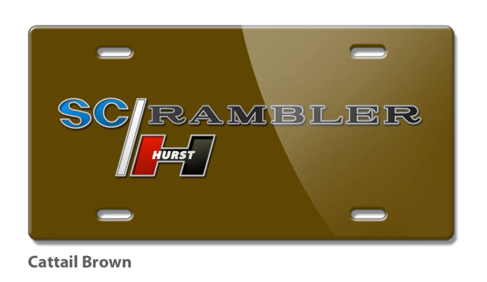 1969 AMC Hurst S/C Rambler Emblem Novelty License Plate 16 colors