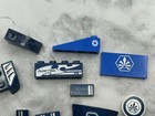 Lego Bulk Lot Parts (Stickers) City Chima Racing Dark Blue Vehicle Mudguard Tile — photo 4