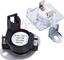 Dryer Thermal Fuse for Whirlpool 279973 and 280148 WP8318314 AP3094323 PS334387
