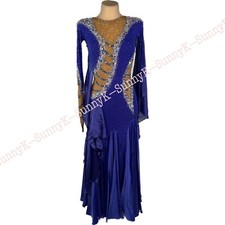 jz Handmade Dance Dress/Ballroom dance dress smooth Waltz Tango Foxtrot