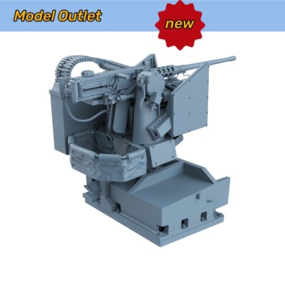 1/35 Model Upgrade Parts 12.7mm M2HB Machine Gun Group for US M1A1 Abrams MBT