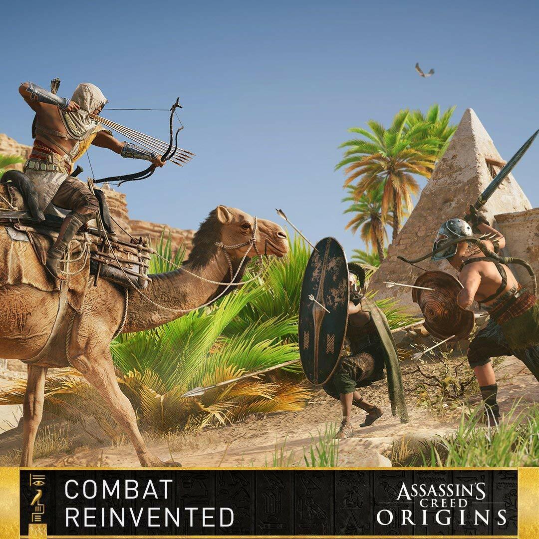 Assassins Creed Origins Playstation 4 PS4 PS5 Ubisoft Battle Fighting - New!