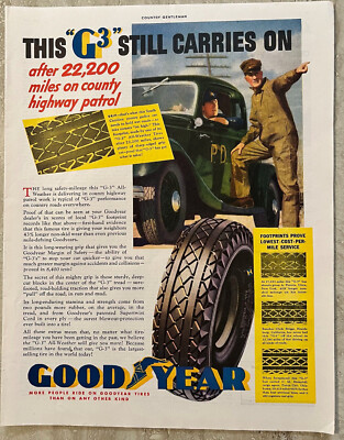 kaodaly Goodyear ヴィンテージ広告 ペーパー kaodaly Goodyear