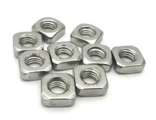 Bulk M3 Stainless Steel Square Thin Nuts - DIN 562 - 1000pcs - Thickness 1.8mm 