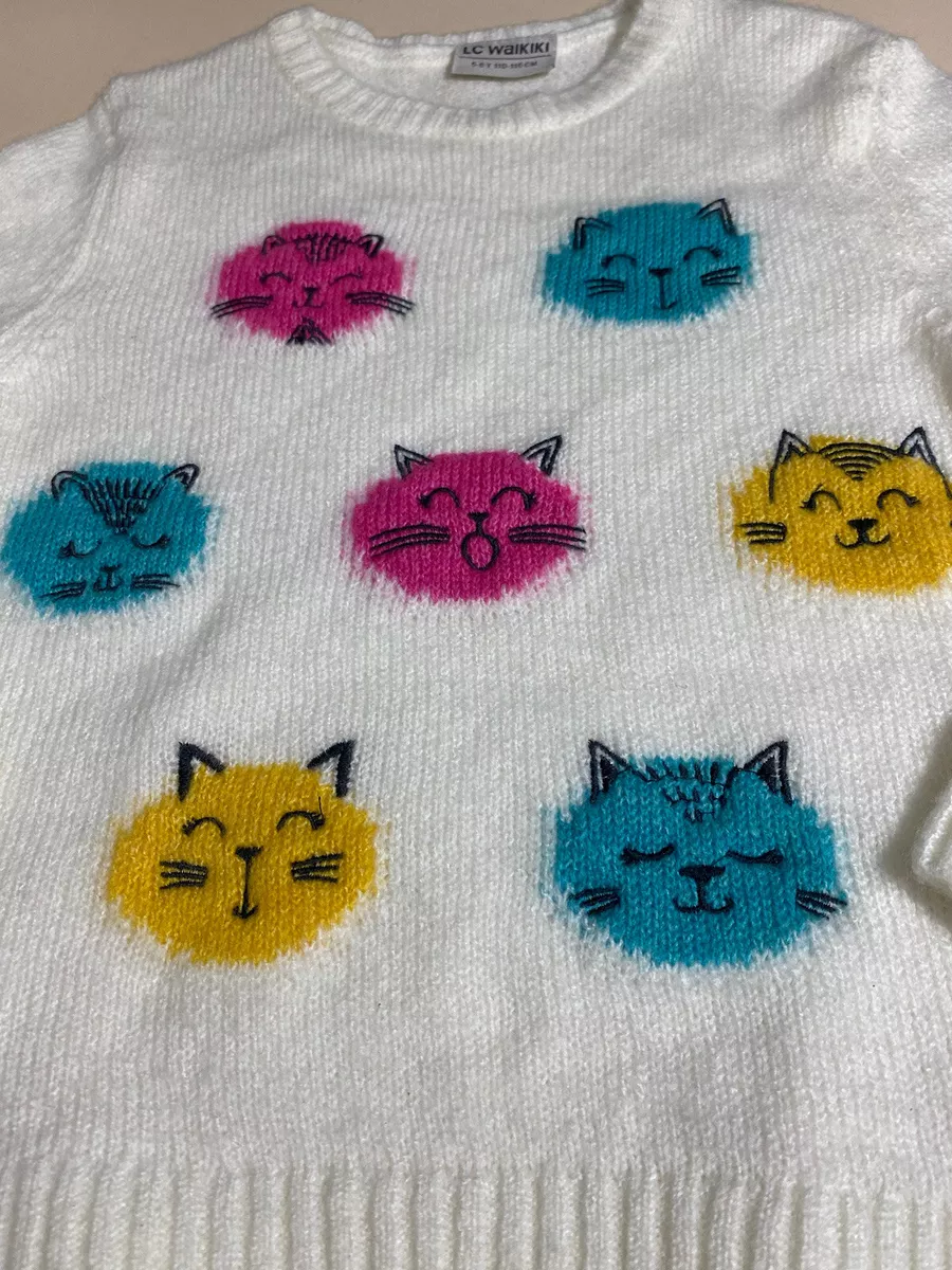 Cat face sweater 2025