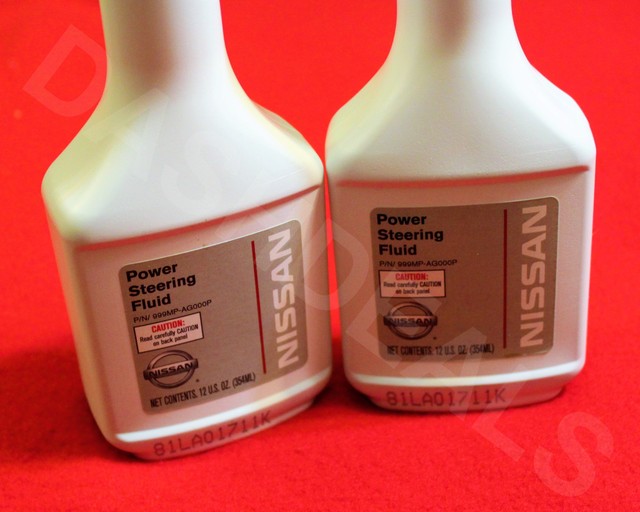 2 x Bottle GENUINE Infiniti & Nissan Power Steering OEM Fluid 12 fl. oz ...