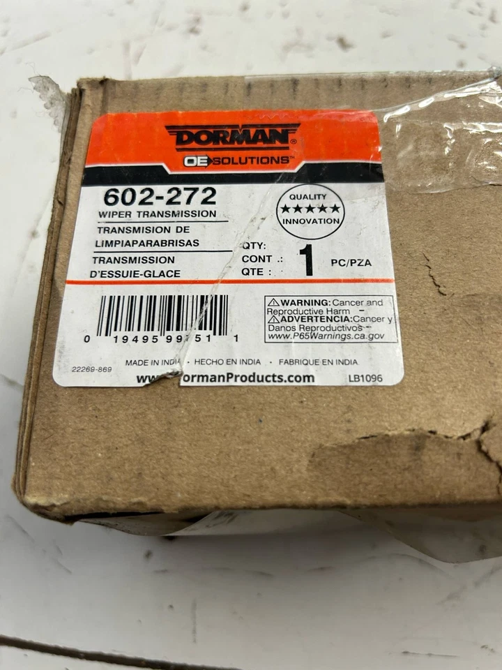 Acoplamiento limpiaparabrisas Dorman 602-272 para 08-15 Chevy Captiva Sport Saturn Vue Foto 2 de 3