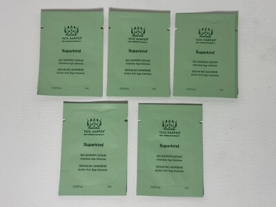 Tata Harper Superkind Bio-Barrier Serum 1 ML Each X 5 Pack Sample Size