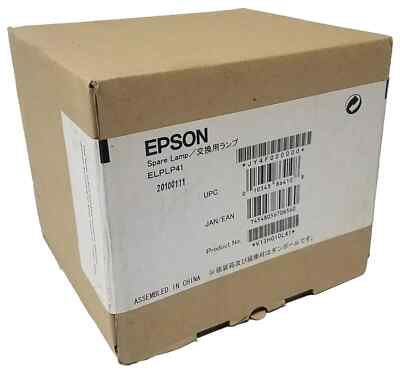GENUINE ORIGINAL OEM EPSON ELPLP41 LAMP FOR EMP-77C EMP-S5 EMP-S52 EMP-S6 BLV