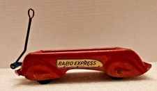 Wyandotte Pressed Steel Rapid Express Miniature Red Wagon