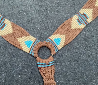 Showman Aztec Design Multi-Strand Wool String Breast Collar | eBay