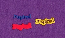 INSPIRED with background die cuts scrapbook cards