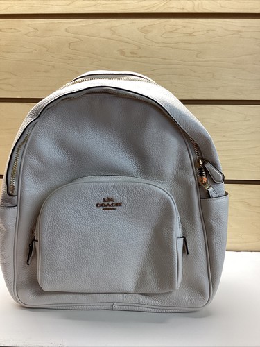 Coach Court Backpack - Chalk White W 