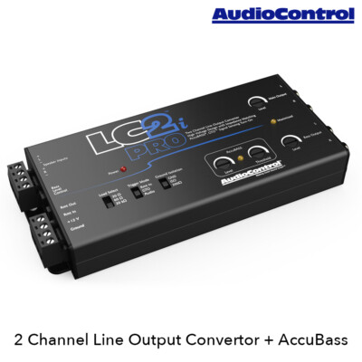  AudioControl LC2i PRO - 2 Kanal Line Output Converter + AccuBass 
