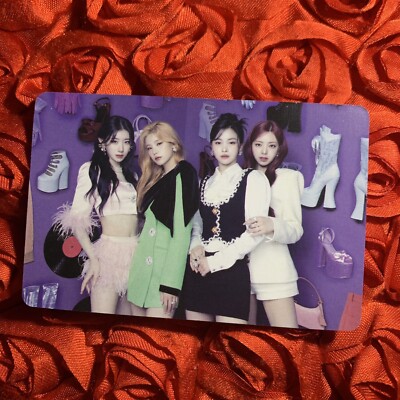 ITZY Algorhythm Edition Celeb K-POP Girl Photo Card Group Ladies Purple