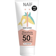 Naïf Mineralische Sonnencreme SPF50 für Bab...