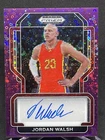 Jordan Walsh 2022 Panini Prizm Draft Picks Purple Disco Auto /50