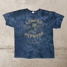 Vintage Lynyrd Skynyrd Gimme Back My Bullets T-Shirt Mens Medium Blue Tie Dye