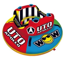 WOW World of Watersports 18-1090; Towable Uto Apollo 2-Person Inflatable Tube