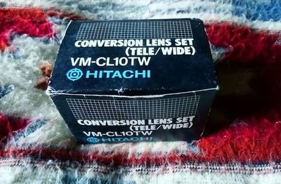 Hitachi VM-CL10TW - Tele & Wide Conversion Objektiv - 2er Set + Tasche LEICHT GEBRAUCHT